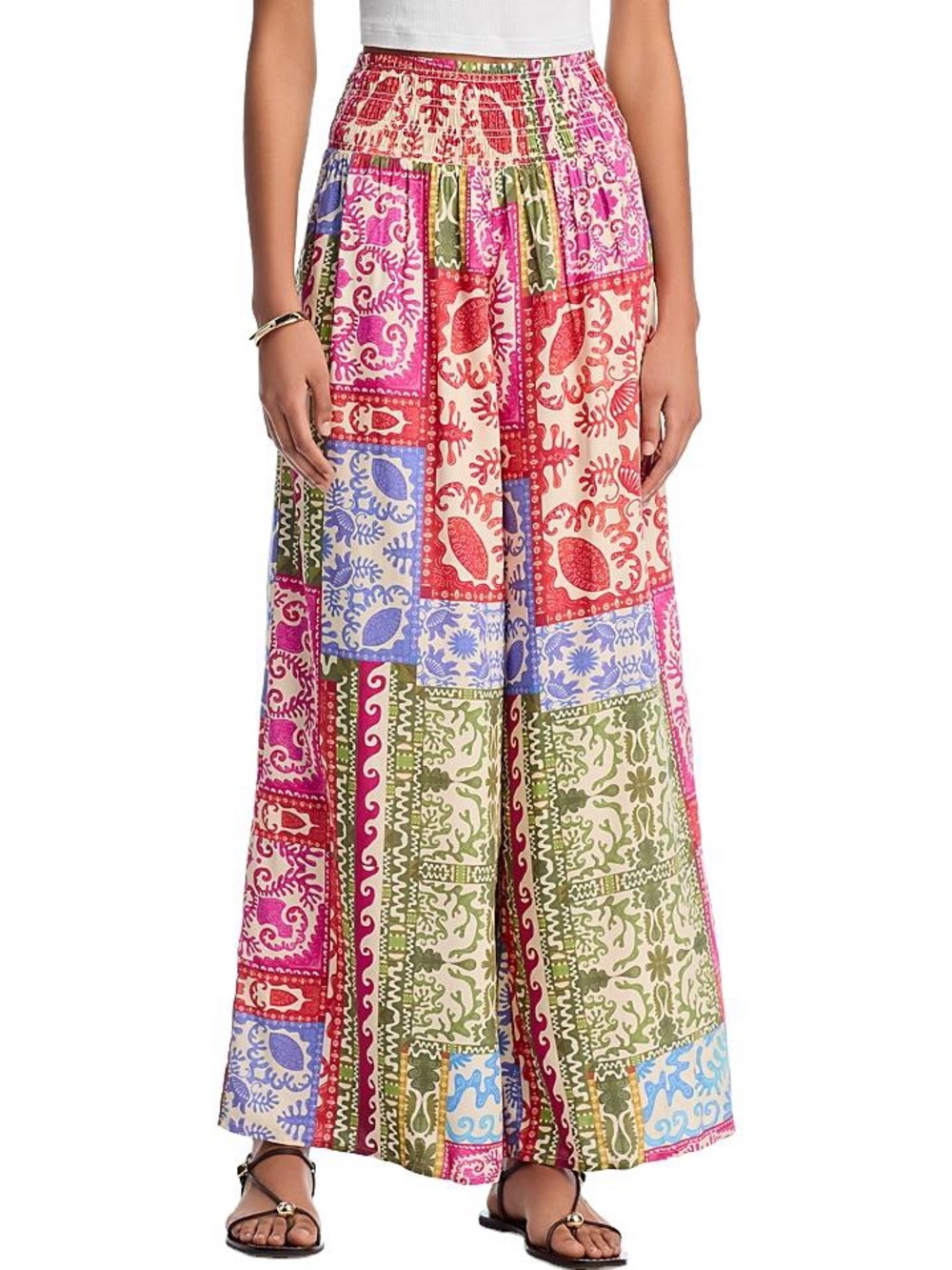 Women’s Multicolor Patchwork Maxi Skirt